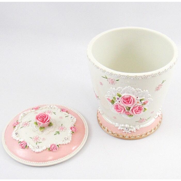 トイレポット サニタリーボックス パウダー ローズ ピンク ゴミ箱 小物