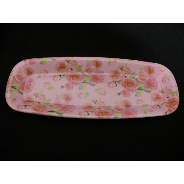 おしぼりトレー おしぼり置き 2個セット ピンク ローズ 薔薇雑貨