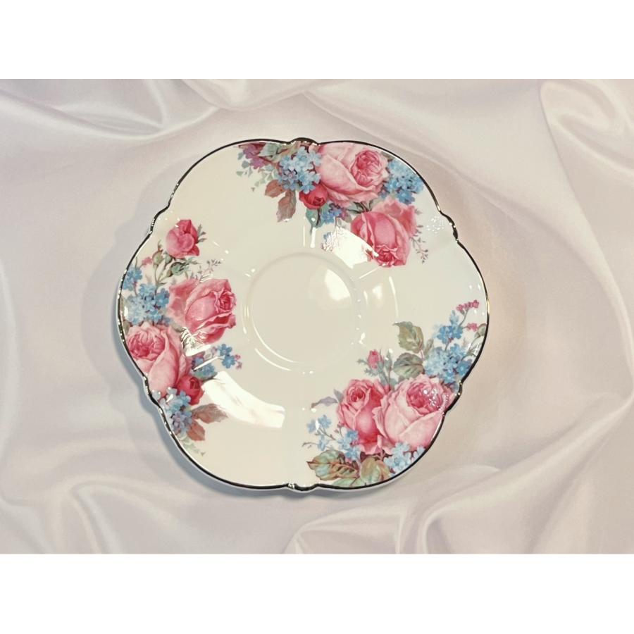 カップ＆ソーサー ロイヤルアーデン ボーンチャイナ ローズ 薔薇雑貨