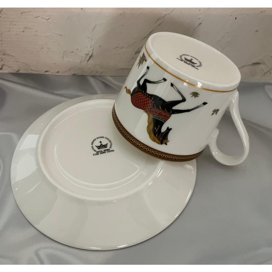 カップ＆ソーサー 馬 ホース コーヒーカップ ロイヤルアーデン 食器