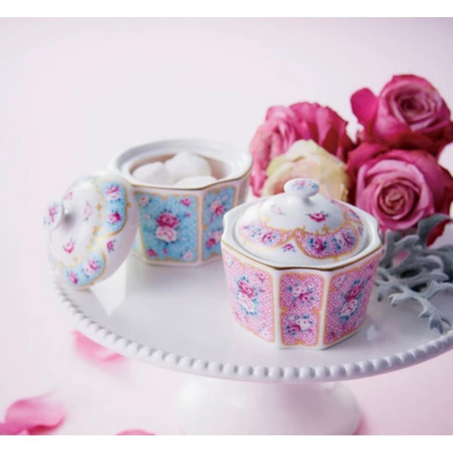 食器ギフト キャニスター シュガーポット ローズ ビクトリア 2個セット