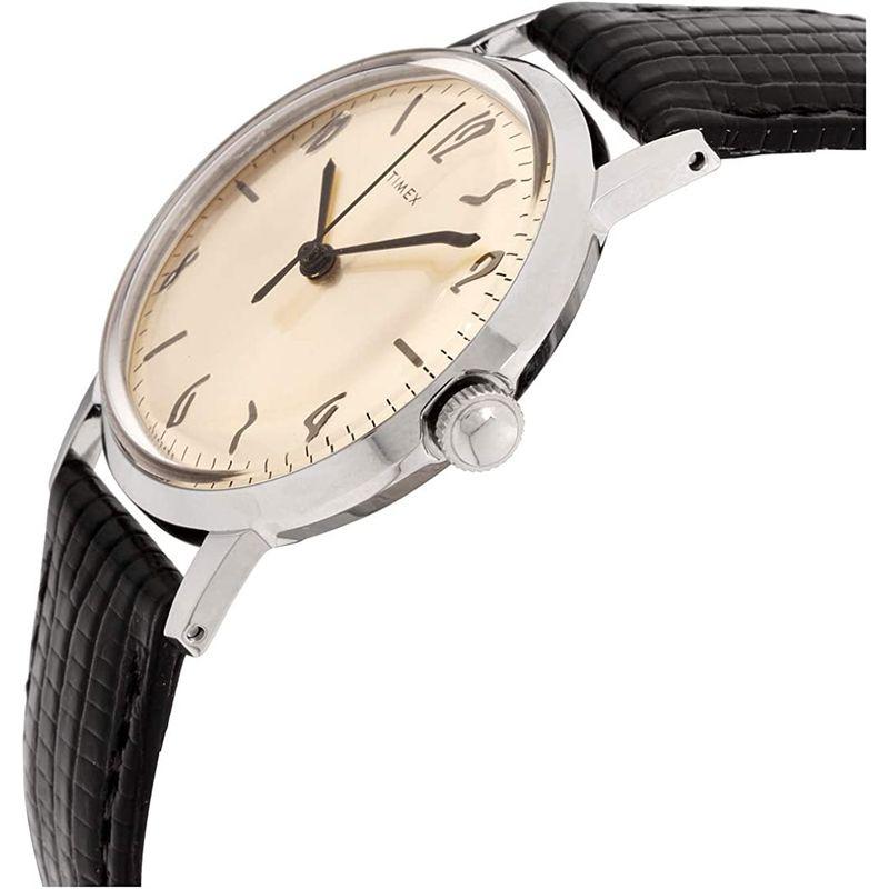 TIMEX MARLIN ブラック×シルバー手巻き式腕時計 復刻版 - 通販