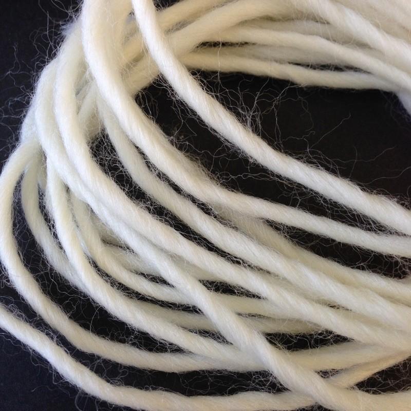 極太ウールロービング1/1（ウール100％） 115g前後かせ （コーン巻対応