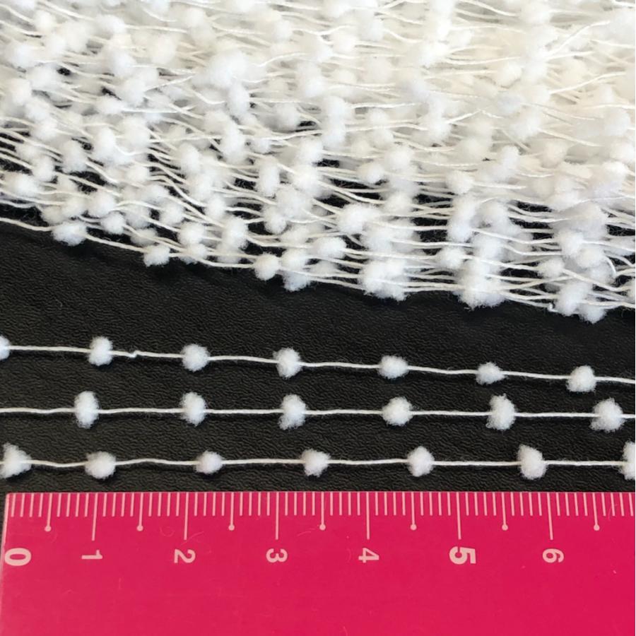 最も完璧な 小雪 小粒ポンポン およそ110g前後かせ きらきらゴールドラメ およそ紙管込80g