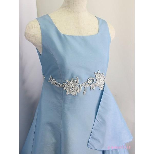 ゆめりすとレイヤードドレス/グレイッシュブルー