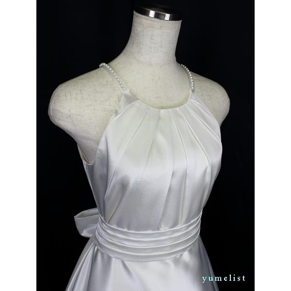 ゆめりすと　ドレス　155 コンクール　発表会 ゆめりすと モカモーヤv2 ホワイト 155：演奏会発表会用ドレス : ゆめ