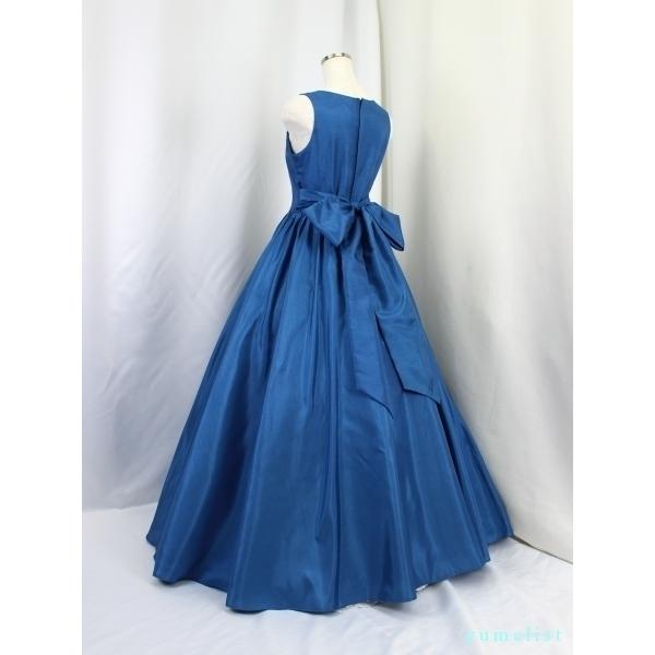 ゆめりすと シャンタンロング J4 フォレストネイビー 160：演奏会発表  