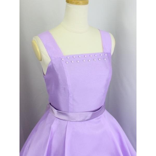 ゆめりすと シェリー SE ミドル丈 ライラック 160：演奏会発表会用子供  