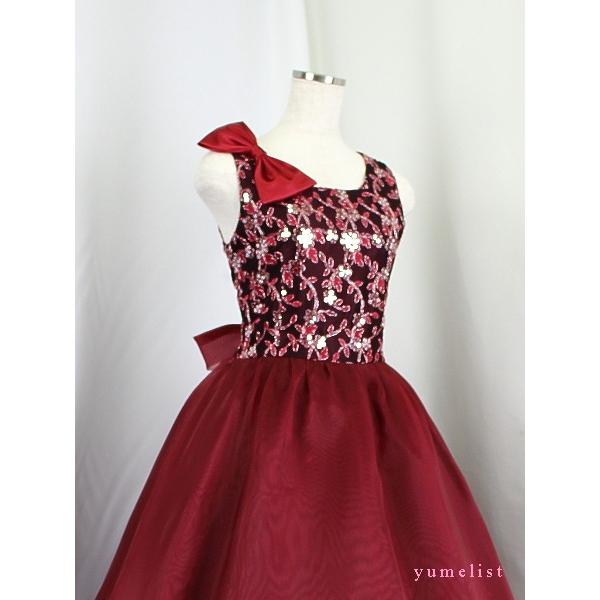 ゆめりすと ソロステージv4 JIN ワイン 165：演奏会発表会用子供ロング