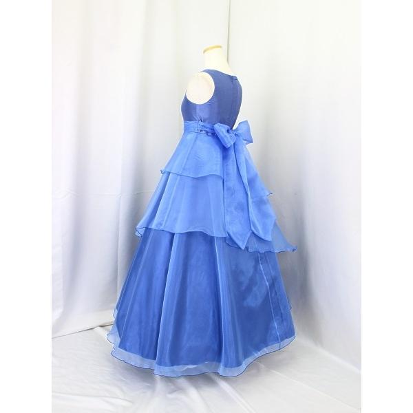 ゆめりすと　フォーマルドレス　130 135 140 グレイッシュブルー ゆめりすと プリマダージュv1 グレイッシュブルー 140：演奏会発表会用