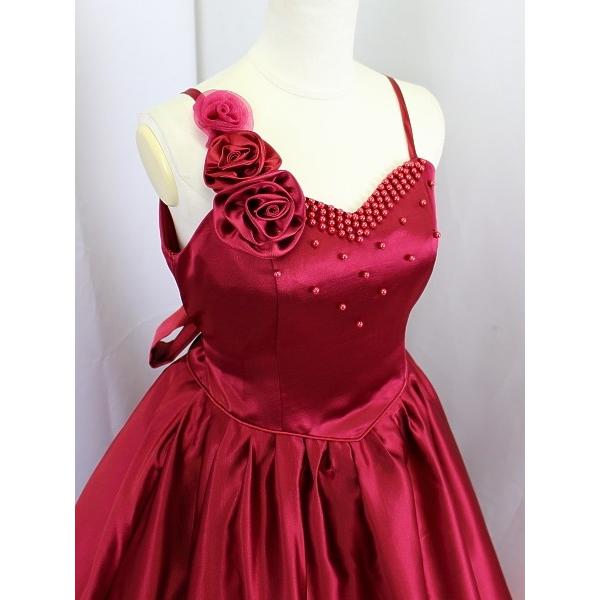 ゆめりすとドレス165 ゆめりすと 妖精・エレガント ワイン 165：演奏会発表会用子供