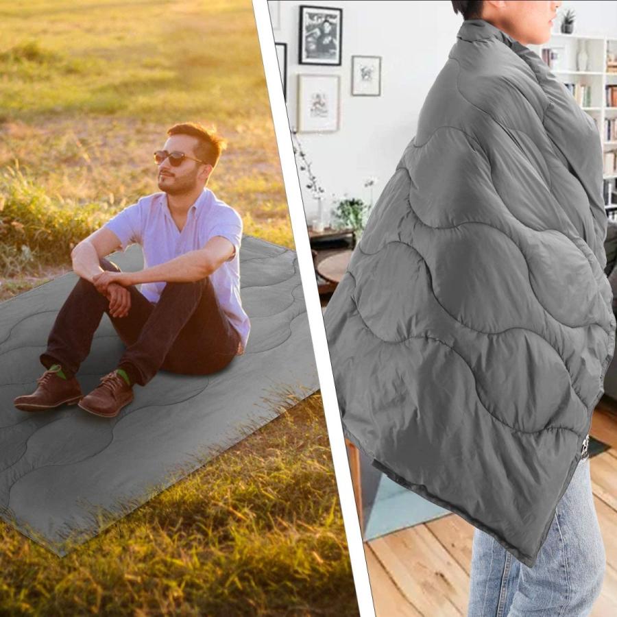 アウトドア用ブランケット マルチケット 超軽量 防水 コンパクト ひざ掛け 掛け布団 キャンプ 登山 テント アウトドア 防寒 シート代わり 夢cocoro 通販 Yahoo ショッピング