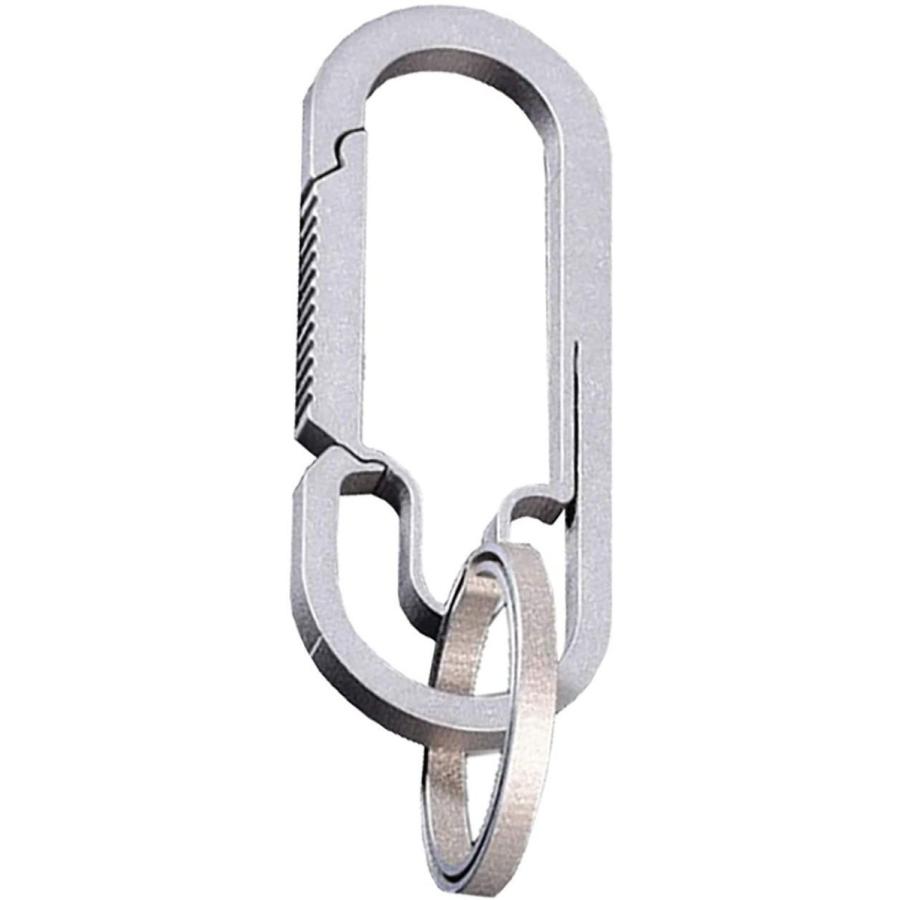 フェリモア カラビナ 登山用 キーホルダー アウトドア ロック 軽量 チタン製 キーリング フック 夢cocoro 通販 Yahoo ショッピング