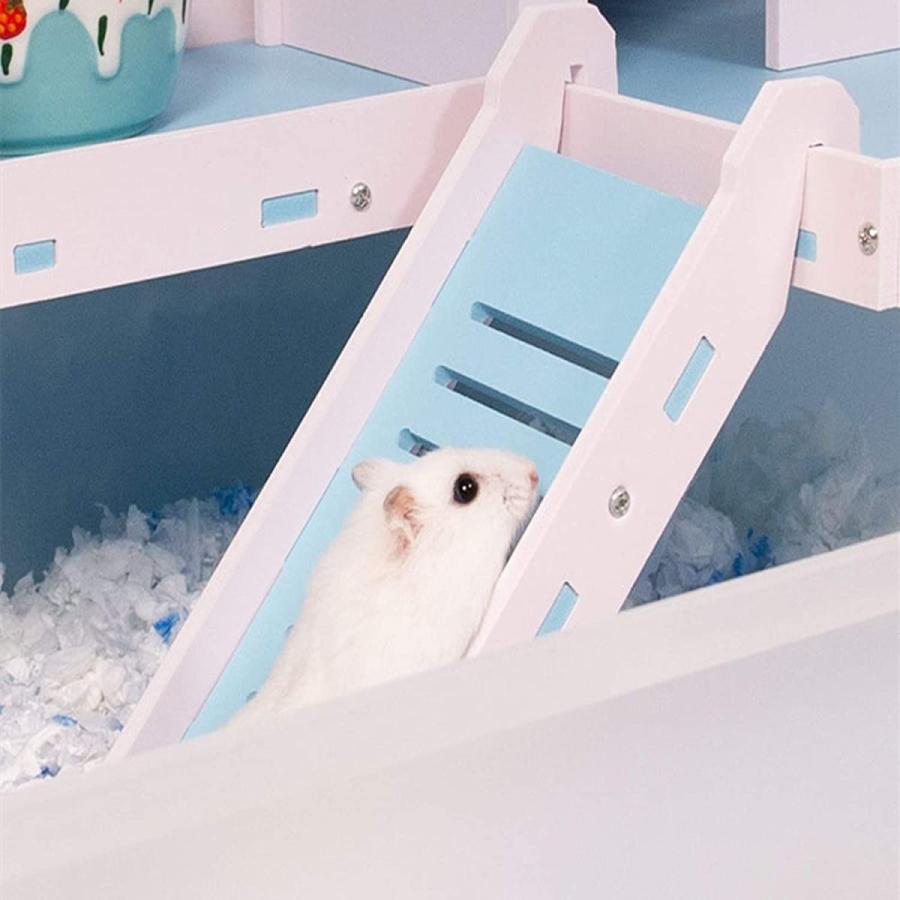 ハムスターケージ 飼育ケージ オシャレ ハムスターハウス 掃除しやすい 滑り止め 贅沢セット 三色 ハムスター回し車 可愛い プラスチッ 005 夢cocoro 通販 Yahoo ショッピング