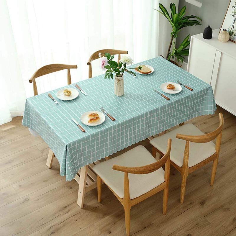 Tsubasi テーブルクロス ビニール おしゃれ 北欧 チェック柄 清らかな田園風 テーブルカバー 撥油 防水 防汚 北欧 Pvc 長机 夢cocoro 通販 Yahoo ショッピング