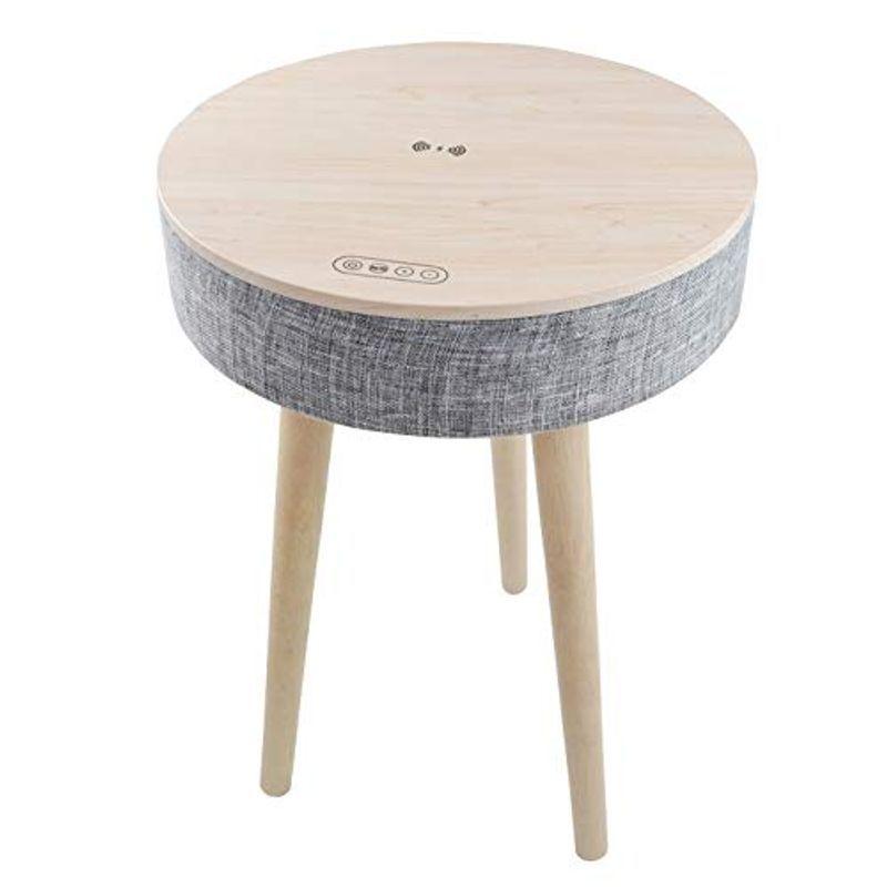 CICONIA サウンドテーブル STC-109BBT (ホワイトウッド) Bluetooth5.0対応スピーカー コーヒーテーブル サイド