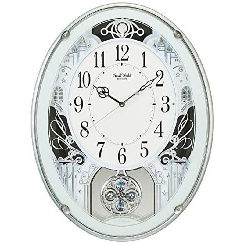 オーダー リズム(RHYTHM) 掛け時計 電波 アナログ スモールワールド
