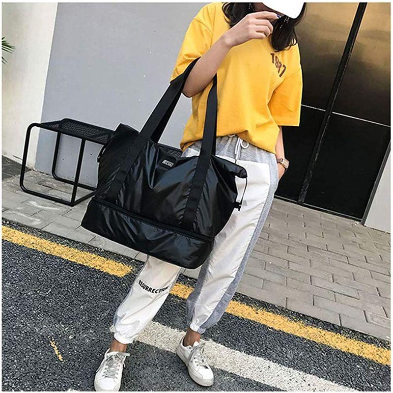 Aizggeボストンバッグ スポーツバッグ ジムバッグ レディース メンズ ジム通い バッグ トラベルバッグ 2泊 旅行 シューズ収納 防水 夢cocoro 通販 Yahoo ショッピング