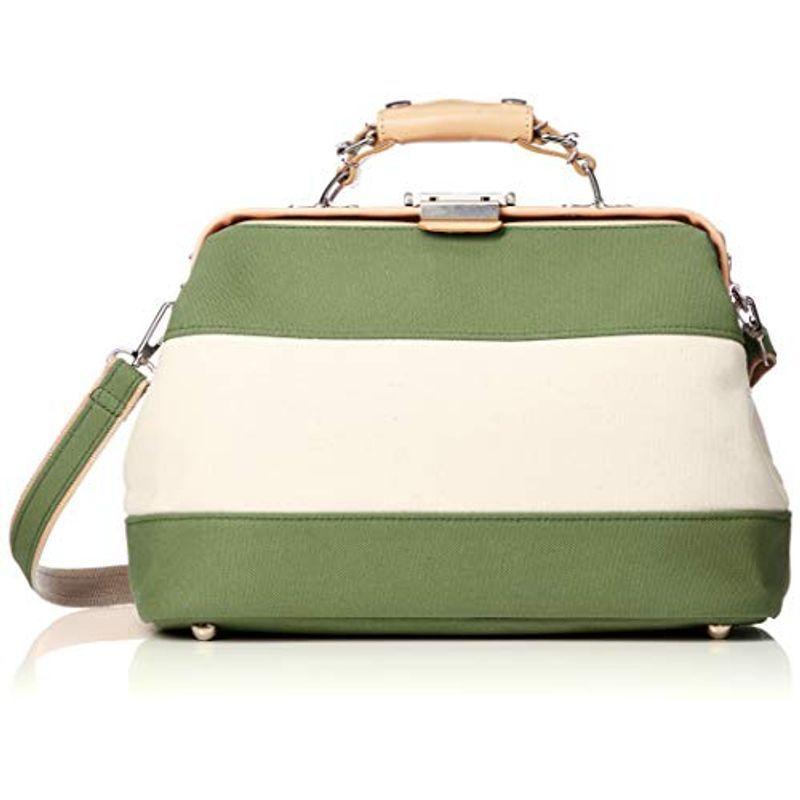 キワダ 帆布ボーダーダレスボストンバッグ キワダダレス 鞄の聖地兵庫県豊岡市製 10L 24 cm 0.64kg ダスティグリーン