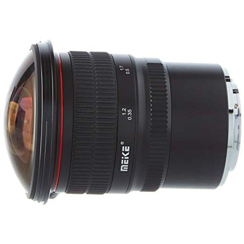 国内正規品 Meike 交換レンズ 魚眼レンズ MK 8mm F3.5 Canon EF-M用 日本語取説付 19840001のサムネイル