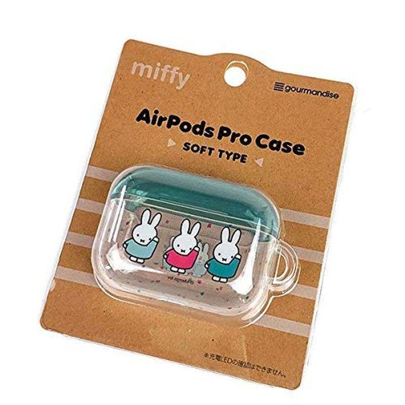 miffy ミッフィー AirPods Pro ソフトケース GR イヤホン ケース カバー グリーン グッズ