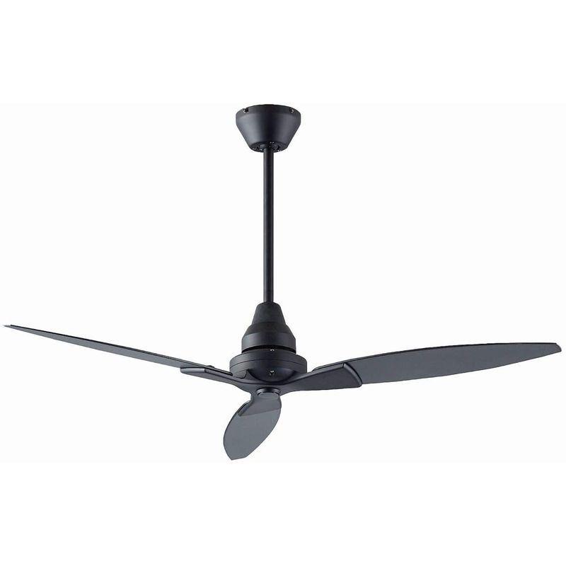 ダイコー シーリングファン ブラック 軽量 吹き抜け 傾斜天井 リモコン 簡易取付 DGC-074 ／ シーリングファン ブラック 軽量 吹き抜け 傾斜天井 リモコン 簡易取付 DGC