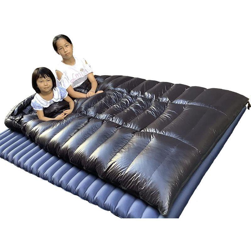 Fengzel Outdoor 2020最新立体キルト 二人用寝袋 封筒型 足が出せる 220*130cm 93%高級ダウン 1000-40 Outdoor 2020最新立体キルト 二人用寝袋 封筒型 足が出せる 220*130cm 93%高級ダウン