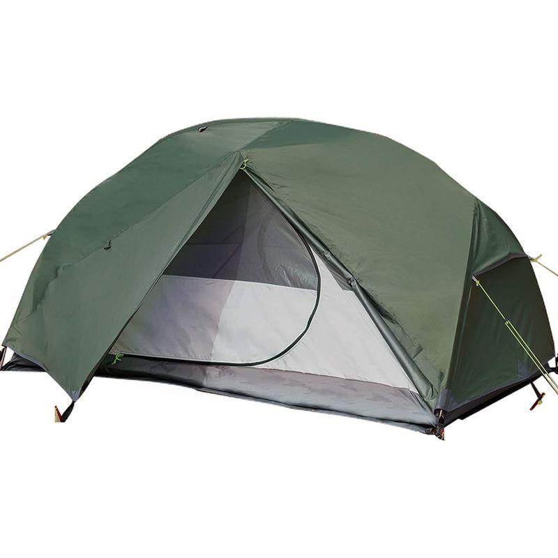 Shinyever テント 2人用 キャンプテント アウトドアテント 広いスペース 二重層 超軽量 自立式 通気 コンパクト収納 防雨 防風｜yumecocoro｜03