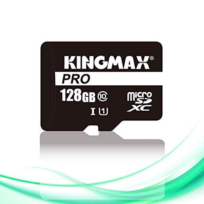 KINGMAX microSDXCカード 128GB Class10 UHS-I 対応 SD変換アダプター付属 スマホ カメラ タブレッドP