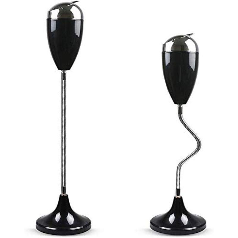 スタンド灰皿 蓋付き 高さ調整灰皿 おしゃれ 大容量 屋外 室内 兼用 ステンレス 一個入り ブラック 大きな取引