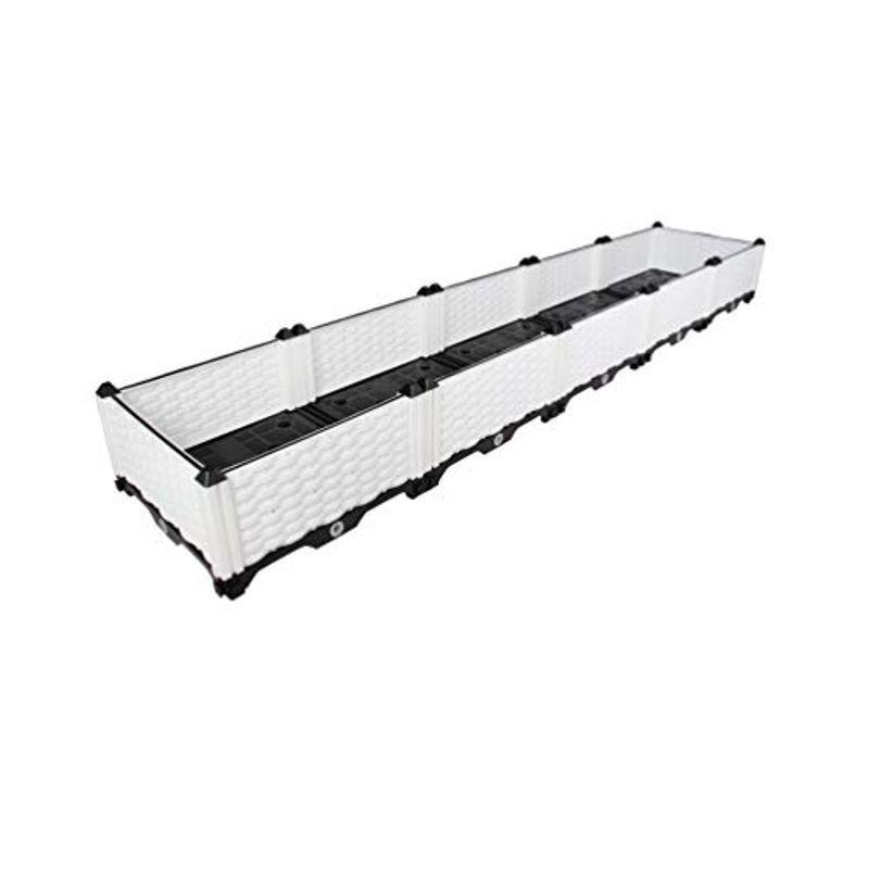 HRS プランター ガーデンボックス プランターボックス 組立式 プラスチック製 園芸 鉢植え入れ ベランダ・屋上・庭 〔花、植物、野菜〕栽