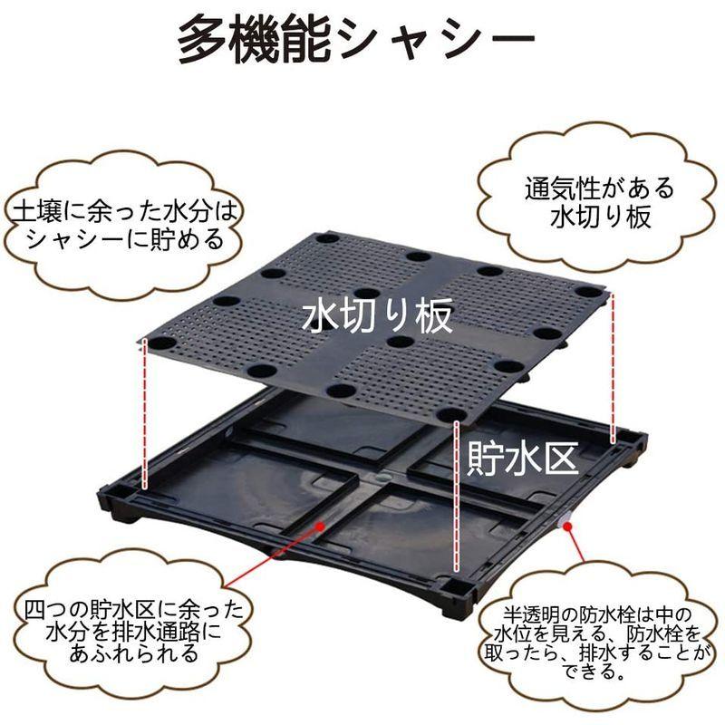 HRS プランター ガーデンボックス プランターボックス 組立式 プラスチック製 園芸 鉢植え入れ ベランダ・屋上・庭 〔花、植物、野菜〕栽 屋上 植物 プランター ガーデンボックス プランターボックス 組立式 プラスチック製 園芸 鉢植え入れ ベランダ 庭 〔花 野菜〕栽 サイズ