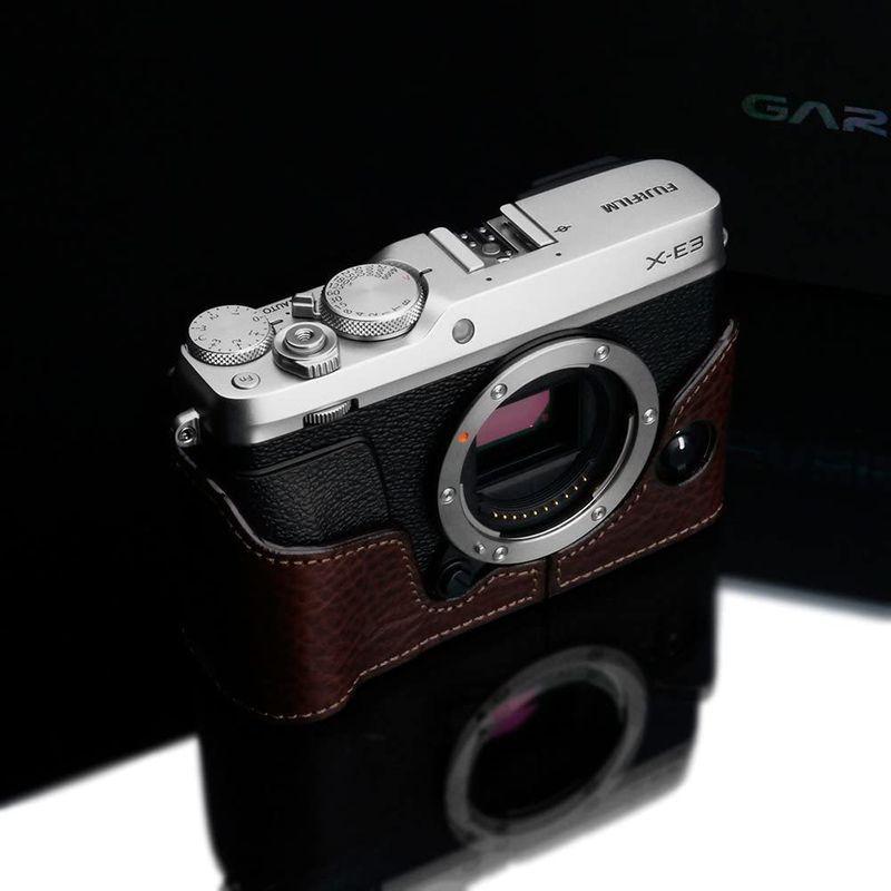 GARIZ FUJIFILM X-E3用 本革カメラケース XS-CHXE3BR ブラウン FUJIFILM E3用 本革カメラケース XS CHXE3BR ブラウン