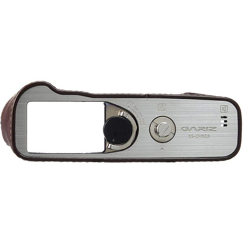 GARIZ FUJIFILM X-E3用 本革カメラケース XS-CHXE3BR ブラウン FUJIFILM E3用 本革カメラケース XS CHXE3BR ブラウン