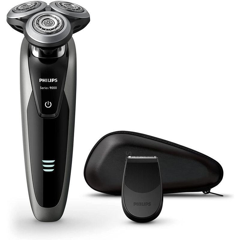フィリップス 9000シリーズ メンズ 電気シェーバー 72枚刃 回転式 お風呂剃り & 丸洗い可 トリマー付 S9161/12 回転式 9000シリーズ メンズ 電気シェーバー 72枚刃 お風呂剃り 丸洗い可 トリマー付 S9161/12