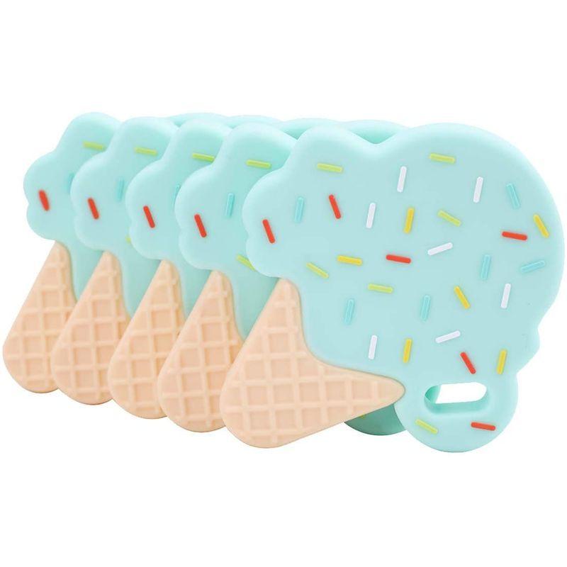 Mamimami Home アイスクリーム ミント 5個 シリコン ペンダント 授乳パーツ ハンドメイド素材 赤ちゃん授乳用 シリコンアイス 夢cocoro 通販 Yahoo ショッピング