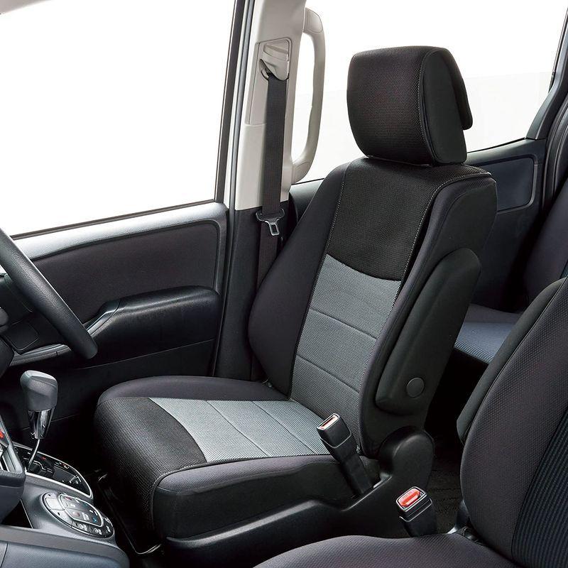 驚きの値段で】ボンフォーム シートカバー ツートンメッシュ 軽 フロント1枚 普通車 グレー 取付簡単 丸洗いOK フロント-1(センター) 4373-5 内装用品 angelette シリコンビブ ダークチョコレート AS00042-DC
