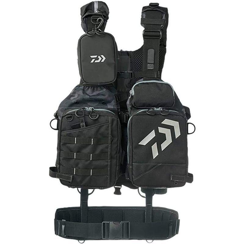 【訳あり品】 ダイワ(DAIWA) フィッシングベスト ベンチクールゲームベストIV ブラックカモ フリー DF-6109 【HOV5610959590】(20485円)