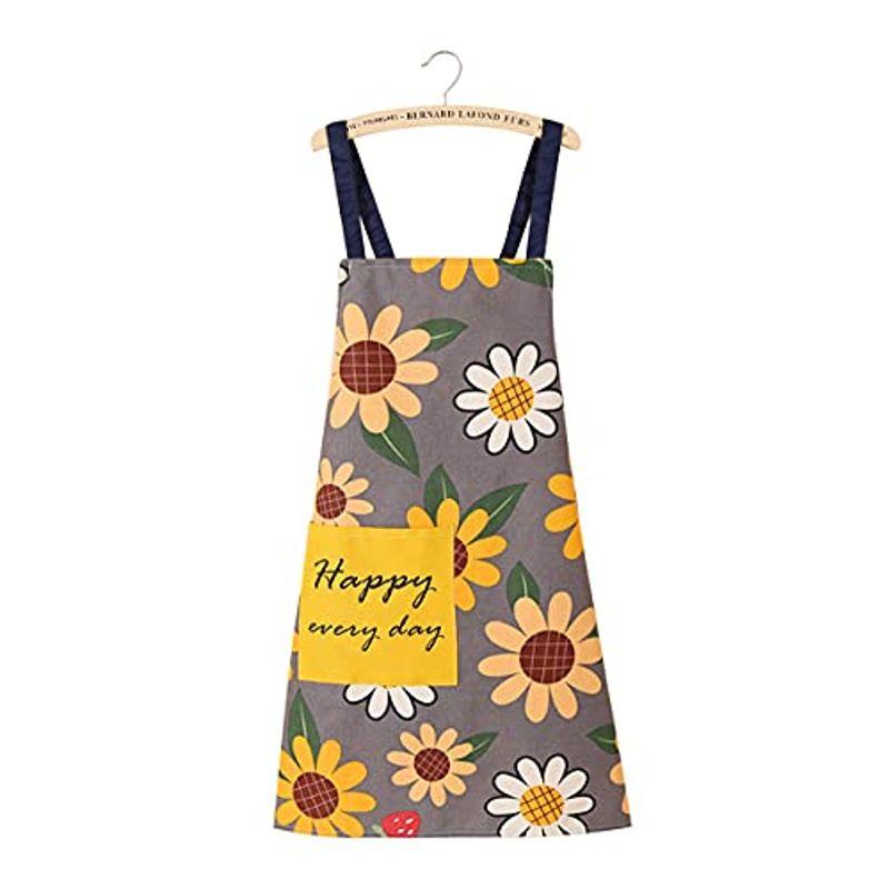 エプロン 女性用 かわいい キッチンエプロン 和風 和柄 花柄 かわいい おしゃれ 前掛け 綿 ポケット付 料理 カフェ 保育士 家庭用 メ