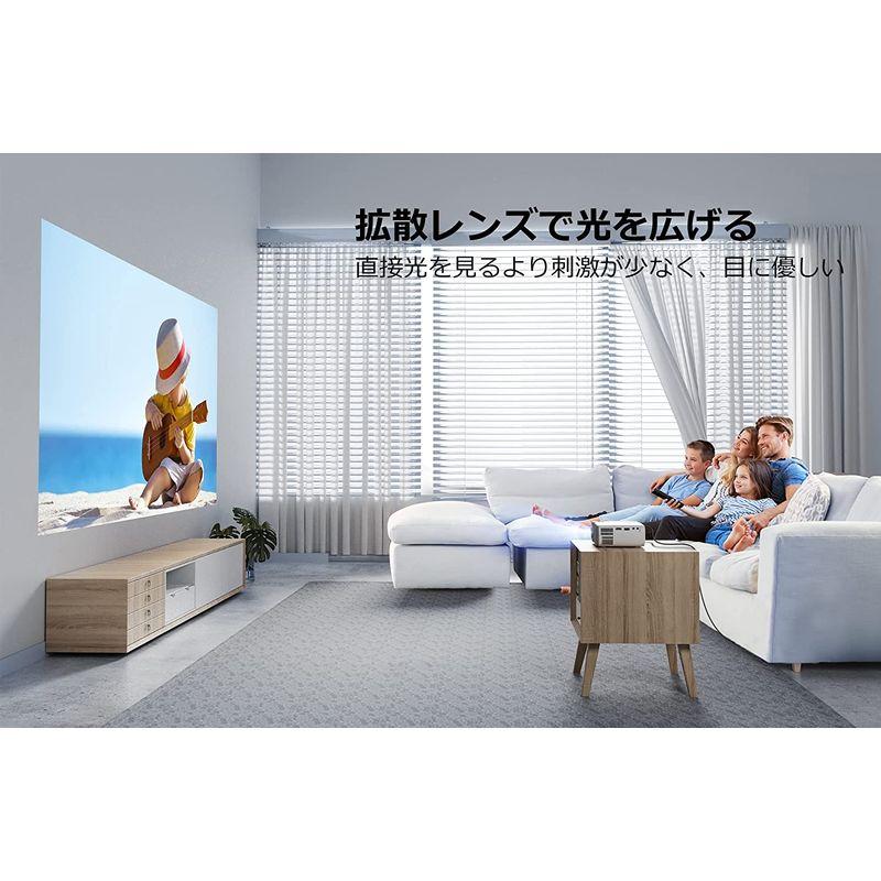 Sovboi プロジェクター 小型 家庭用 WIFI 短距離投影プロジェクター 8000lm 1080PフルHD対応 ズーム機能 ホームプロ|yumecocoro|05