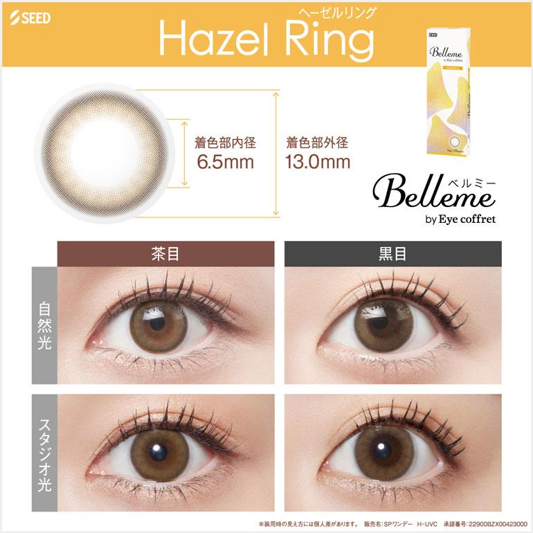 ベルミー Belleme 30枚入 10箱 送料無料 1day カラコンの画像