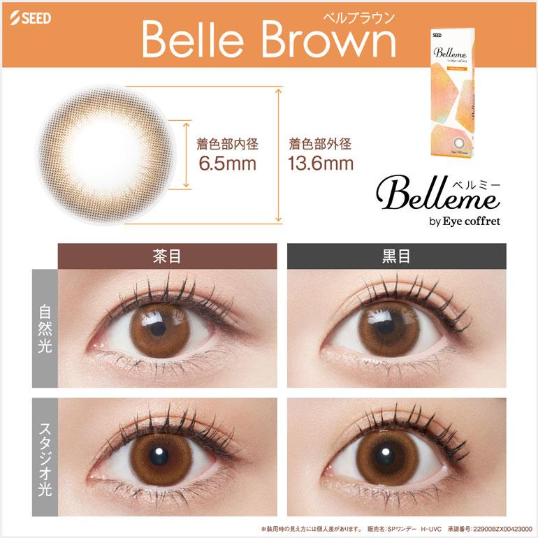ベルミー Belleme 30枚入 12箱 送料無料 1day カラコンの画像