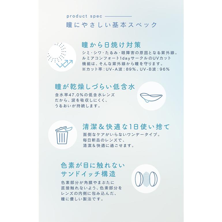 【送料無料】ルミアコンフォートワンデー 1Dayサークル   10枚入り 12箱セット   1day シンシア_10