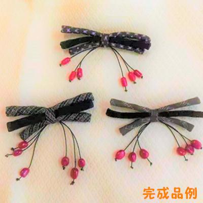 結び珊瑚ブローチキット アクセサリー 和雑貨 製作キッ ト手作りハンドメイド 大島 珊瑚 赤 和小物 手作り キット ハンドクラフト 手芸キット |  | 04