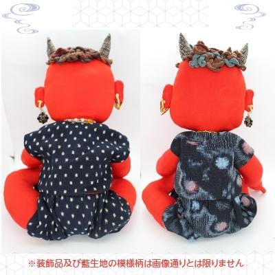 おにの人形 置物 ハンドメイド｜赤鬼 魔除け 手作り 和小物 和雑貨
