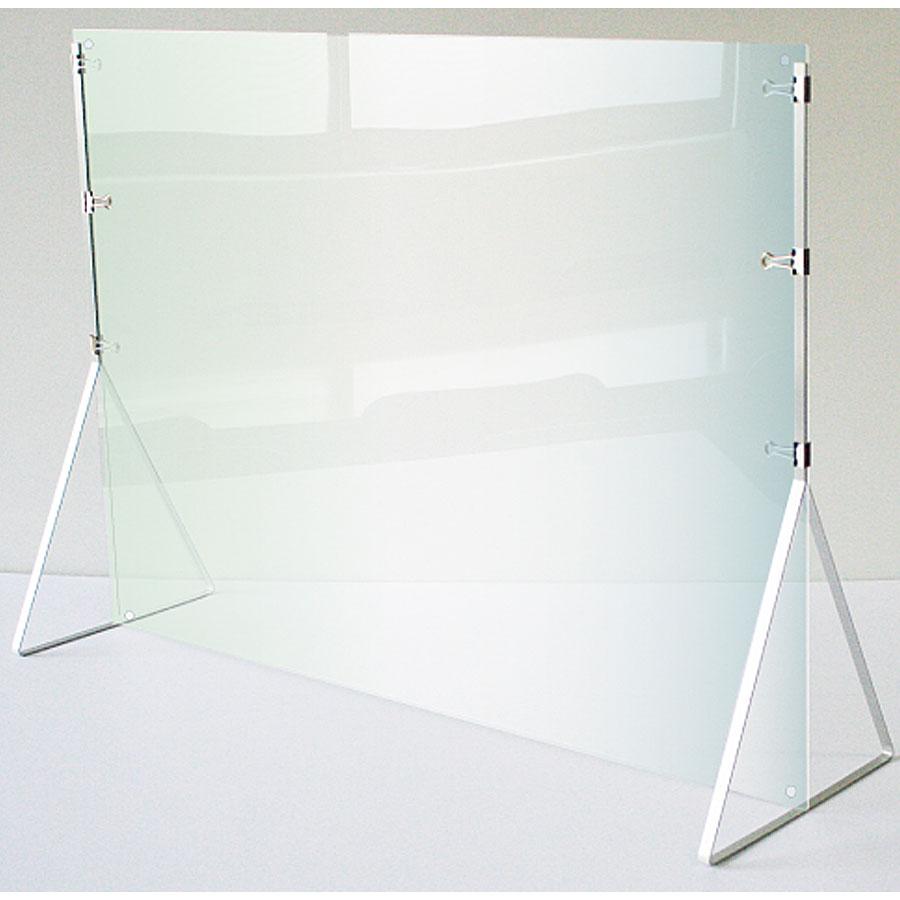 飛沫防止 アルテ アクリル製ディフェンスパネル 500×650×1.5mm