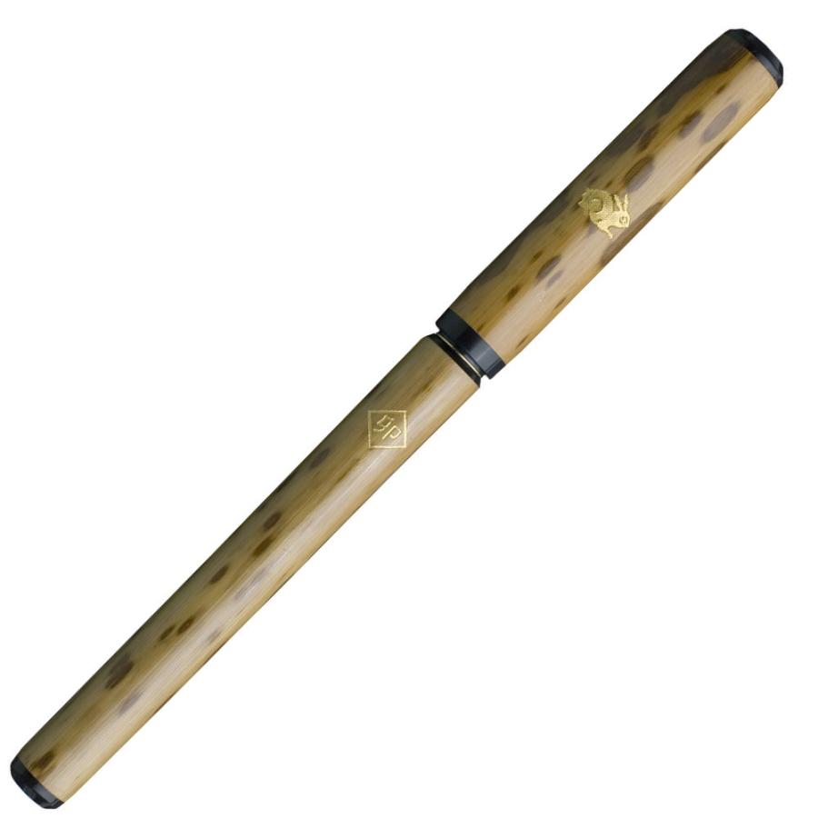 あかしや 天然竹筆ペン #4 卯 透明ケース 2700MP-4｜yumegazai