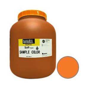 Liquitex リキテックス ソフト 4000ml 015 ブリリアントオレンジ