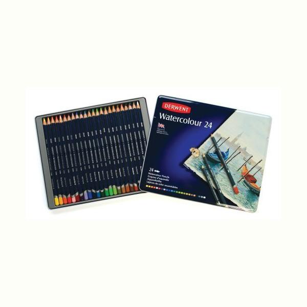 DERWENT ダーウェント ウォーターカラーペンシル 水彩色鉛筆 24色セット