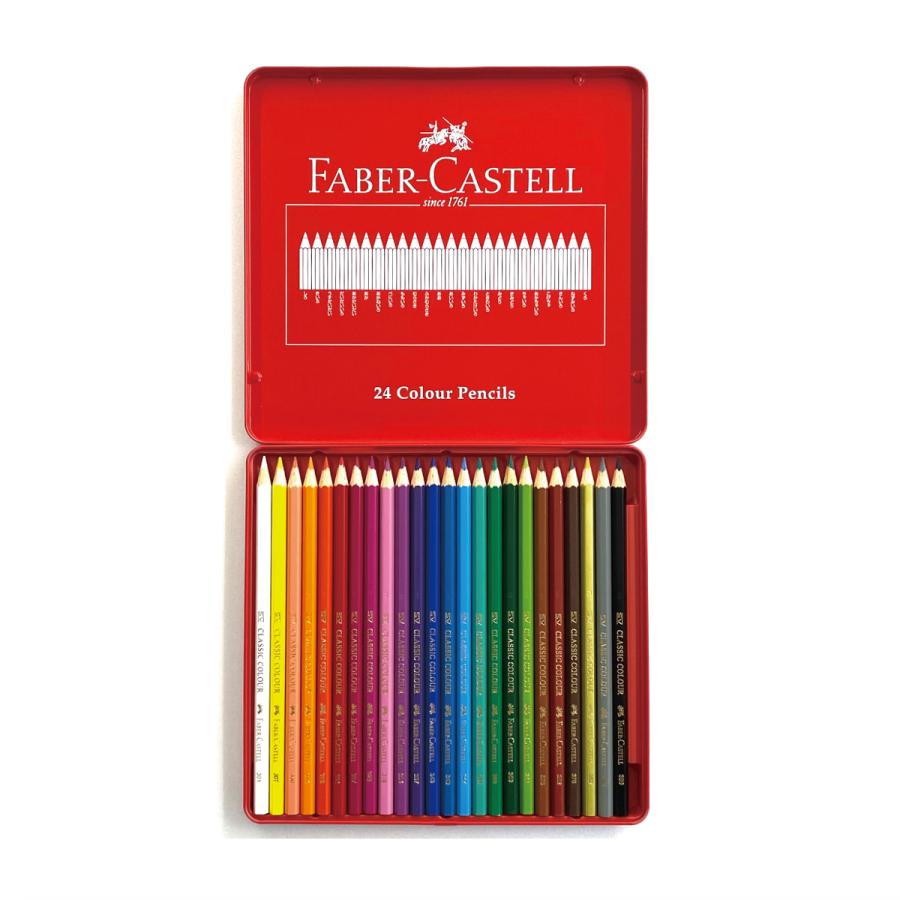 Faber-Castell ファーバーカステル 色鉛筆 24色セット 74412｜yumegazai｜02